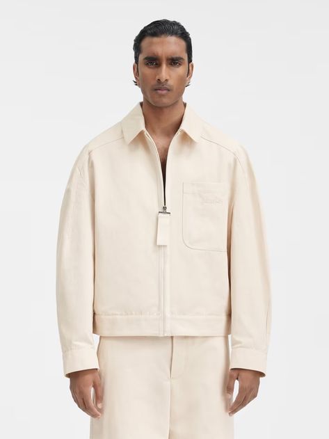 Le blouson Linu Linen Workwear, Mens Linen Jackets, Mini 8, Canvas Jacket, Mens Outfit Inspiration, Workwear Jacket, Men Street, Mens Designer Fashion, Zara Man