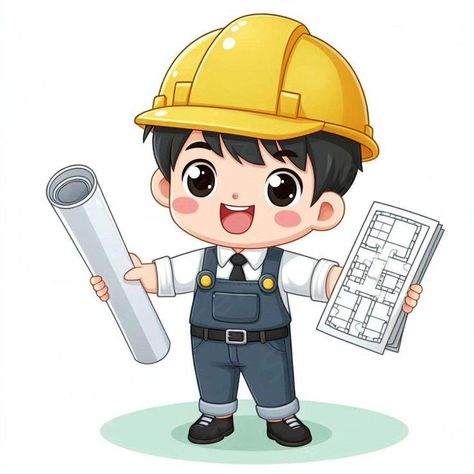 Architect Cartoon, Engineer Clipart, Engineering Pictures, Engineer Photo, Jobs For Kids, Engineer Cartoon, Engineering Poster, Aesthetic Highlight Covers Instagram Pink, Senior Posters