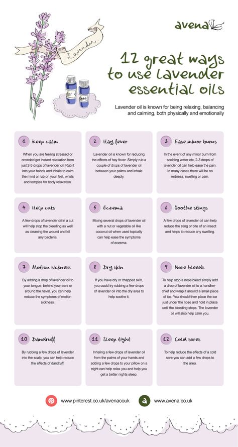 12 great ways to use #lavender #essential oils www.fb.com/HealingLotusAromatherapy Lavender Essential Oil Uses, Oil Remedies, Essential Oil Benefits, Doterra Oils, Diy Essential Oils, Oil Benefits, Oil Uses, Essential Oil Uses, Aromatherapy Oils