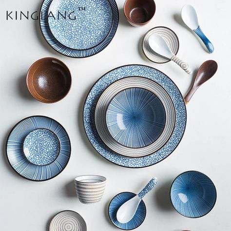 Smarter Shopping, Better Living!  Aliexpress.com Crockery Design Modern, Dining Crockery, Dinner Plates Sets, Plates Design, Kitchen Plates, Ceramic Dinner Set, Crockery Design, Elegant Plates, Dinner Plate Set