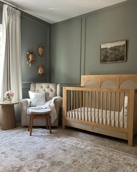 2024 Nursery Trends to Watch - Project Nursery Green Nursery Boy, Nursery Picture Frames, Brown Nursery, Nursery Room Furniture, Nursery Trends, Wood Nursery, Nursery Style, Nursery Room Design, Baby Room Inspiration