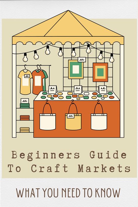 Let me guide through the first steps of having your own stall or booth at a craft market. With 20 years experience I've learned a thing or two and got a few stories to tell. This guide will give you what you need to get going Craft Fair Stand Ideas, Craft Market Stall Ideas Diy, Arts And Crafts Booth Display Ideas, Crochet Craft Booth Display Ideas, Art Market Booth Display, Craft Market Signage, Christmas Market Booth Ideas, Market Decoration Ideas, How To Set Up A Craft Fair Booth