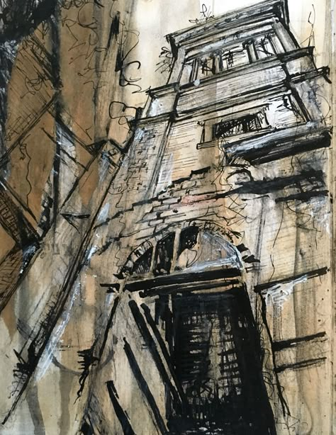 Derelict spaces - The Locarno Building Swindon. Mixed media drawing by L Waddell Gcse Architecture, Ian Murphy, Landscape Texture, Architecture Texture, Alevel Art, Art Alevel, Portfolio Art, A Level Art Sketchbook, Gcse Art Sketchbook