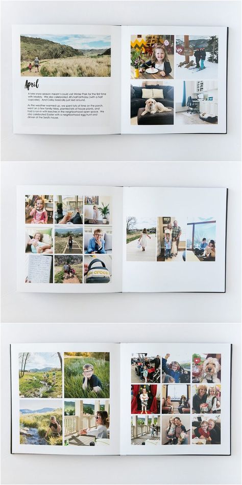 Photo Book Inspiration, Photobook Ideas, Family Yearbook, Scrapbook Themes, Photobook Layout, Photobook Design, Diy Photo Book, Photo Polaroid, Photo Album Layout