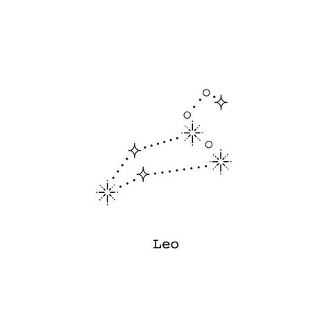 Leo Tiny Tattoo, Leo Constellation Tattoo Hand, Small Leo Constellation Tattoo, Leo Star Sign Tattoo Ideas, Star Sign Tattoos Leo, Leo Constellation Drawing, Lion Stars Tattoo, Mini Leo Tattoo, Leo Constellation Ear Piercing