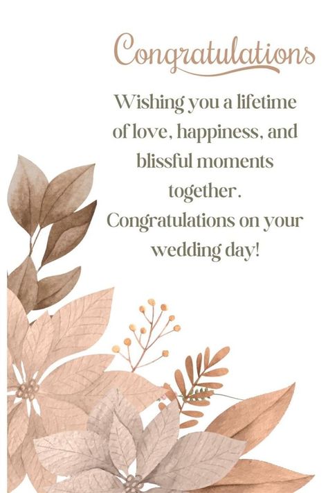 Printable Wedding Card Messages Congratulations To The Newlyweds Quotes, Wedding Wish Card, Wishes For Engagement Couple, Wedding Congratulations Card Messages, Wedding Day Wishes For The Couple, Happy Wedding Day Quotes, Wishes For Wedding Day, Wedding Quotes To The Couple Wishes, Wedding Greetings Wishes