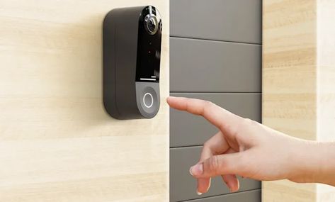 Wemo's Smart Video Doorbell is exclusive to the Apple ecosystem | Engadget Basic Electrical Wiring, It Tech, Tech Social Media, Smart Doorbell, Smart Video, Doorbell Camera, Apple Home, Light Sensitivity, Doors Makeover