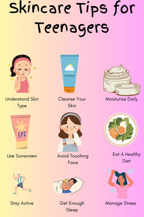 Here are some skincare tips for teenagers to have flawless skin. Skin Care Routine For 10-15, Beauty Hacks For Teenagers, Tips For Teenagers Girl, Skincare Routine For Teenage Girl, Skincare Routine For 11 Yrs Old, Skincare For 12 Yrs Old, Teenager Skin Care Routine, Summer Routine For Teenagers, Skin Care Routine For Kids