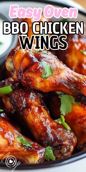 Get ready to indulge in these finger-licking Easy Oven BBQ Chicken Wings! Perfectly crispy on the outside, juicy on the inside, and smothered in a tangy barbecue sauce, these wings… Easy Chicken Wings In The Oven Simple, Barbecue Chicken Wings In Oven, Easy Bbq Wings, Barbeque Chicken Wings, Chicken Wings Recipe Oven, Oven Barbecue Chicken, Bbq Wings Recipe, Oven Bbq Chicken, Bbq Chicken Wings Recipe