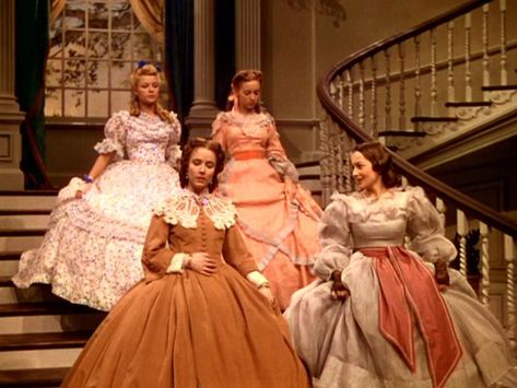 Gone With The Wind Dresses, 1850 Fashion, Regency Aesthetic, Victorian Princess, Four Women, Tomorrow Is Another Day, Movie Costumes, Gone With The Wind, Southern Belle