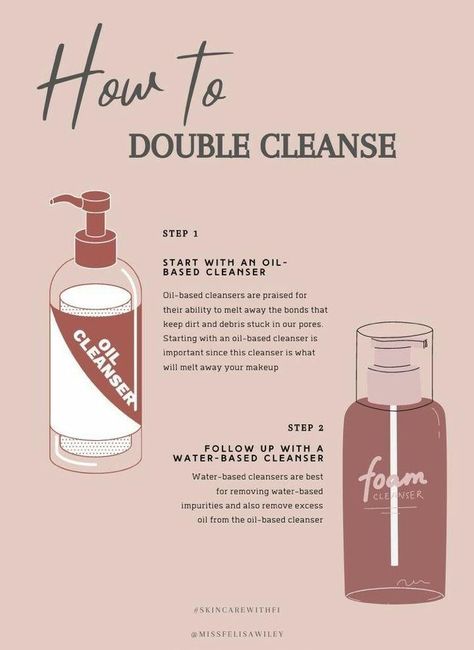 Beauty Skin Quotes, Haut Routine, Double Cleanse, Skin Facts, Skin Advice, Skin Aesthetics, Oil Based Cleanser, Heavy Makeup, Double Cleansing