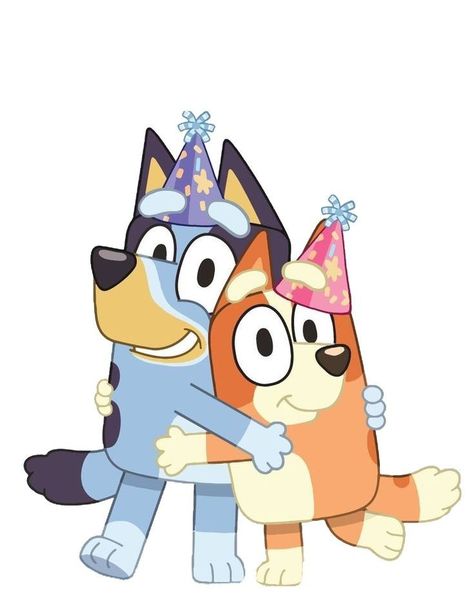 Bluey Characters Png, Bluey Birthday Pictures, Bluey Birthday Printables, Bluey Characters, Bluey Family, Baby Birthday Decorations, Bluey Bingo, Bluey Birthday, Baby Birthday Cakes