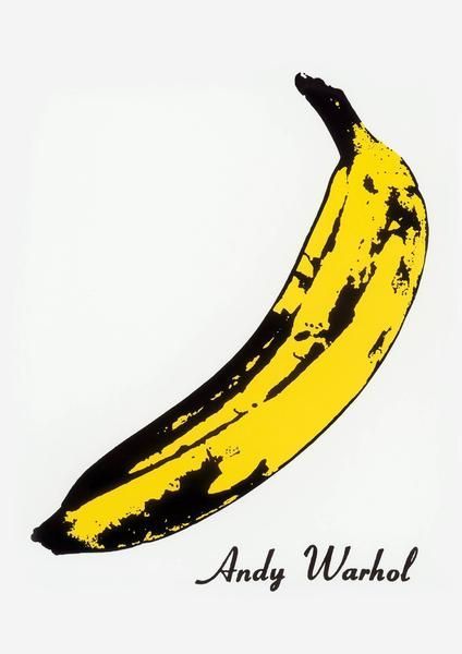 Andy Warhol Velvet Underground, Andy Warhol Pop Art Paintings, Banana Poster, Warhol Banana, Andy Warhol Artwork, Famous Pop Art, Andy Warhol Banana, A3 Picture Frame, Warhol Paintings