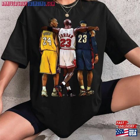 Limited 3 Legends Basketball Kobe Lebron Michael Jordan Graphic Tee Unisex Retro Tees Sweatshirt Check more at https://anniversarytrending.com/product/limited-3-legends-basketball-kobe-lebron-michael-jordan-graphic-tee-unisex-retro-tees-sweatshirt/ Basketball Kobe, Kobe Lebron, Retro Tee, Michael Jordan, Graphic Tee, Jordan, Graphic Tees, Basketball, Quick Saves