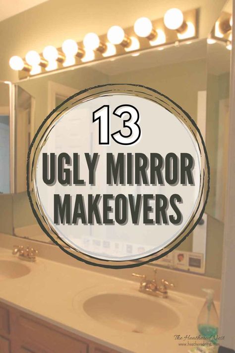 If you want to give your bathroom a little refresh, updating your mirror makes a huge impact. Here are 13 must-have bathroom mirror ideas! Bathroom Mirror Cupboard Ideas, Bathroom Full Wall Mirror, Oval Mirror Bathroom Vanity, Over Mirror Decor, Floor To Ceiling Mirror Bathroom, Mirror On Window Bathroom, Hanging Mirrors On The Wall Ideas, White Frame Bathroom Mirror, Mirror Framed Mirror