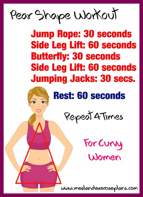 Pear Body Workout Pear Shape Workout, Pear Shape Body Workout, Body Type Workout, Shape Workout, Endomorph Body Type, Pear Body, Pear Body Shape, Workout Equipment, Lower Body Workout