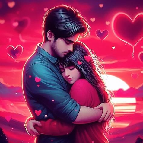 Cartoon Dps, Love Status Video, Heart Touching Poetry, Lovers Images, Image Couple, Cute Love Photos, Romantic Couple Images, Cartoon Love Photo, Love Wallpapers Romantic