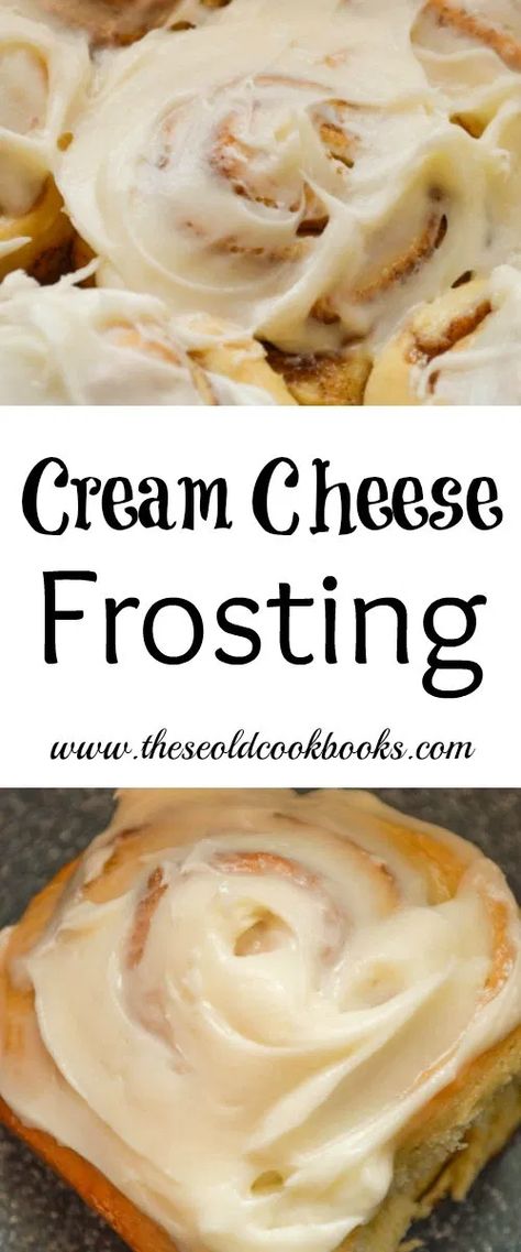 Cinnamon Roll Frosting, Cinnamon Roll Icing, Savory Cakes, Baked Good, Cream Cheese Frosting Recipe, Cinnamon Rolls Homemade, Cinnamon Rolls Recipe, Köstliche Desserts, Icing Recipe