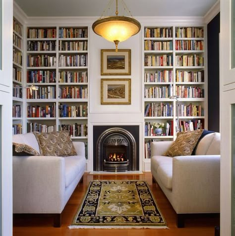 Home Library Design Ideas, Home Library Rooms, Library Reading, Home Library Design, Design Library, Home Libraries, Design Del Prodotto, Cool Ideas, Style At Home