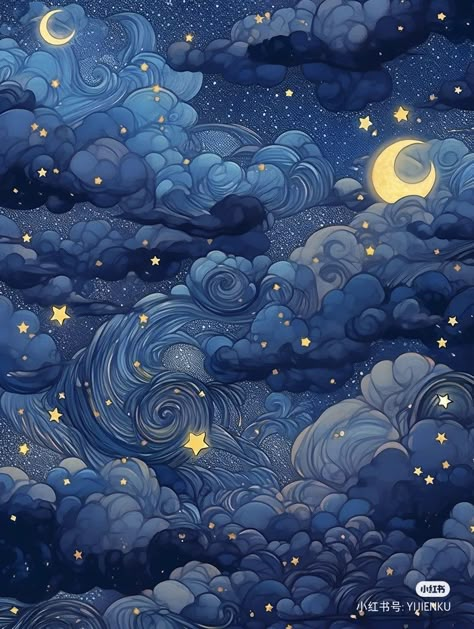 فنسنت فان جوخ, Whats Wallpaper, Arte Van Gogh, Celestial Art, 판타지 아트, Dreamy Art, Pretty Wallpapers Backgrounds, Cute Wallpaper Backgrounds, The Night Sky