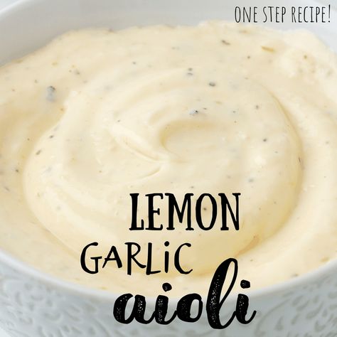 Best Spaghetti Sauce Recipe, Aioli Recipes, Aoili Recipe, Aioli Sauce Recipe, Spaghetti Sauce From Scratch, Garlic Aioli Sauce, Lemon Garlic Aioli, Garlic Aioli Recipe, Best Spaghetti Sauce