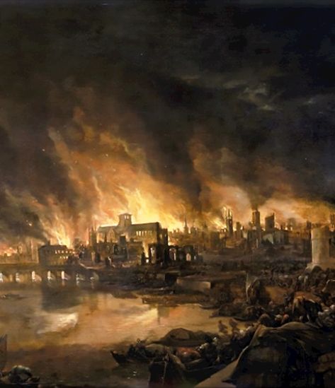 History Gcse, The Great Fire Of London, Orang India, Typical British, Burning City, Great Fire Of London, Klimt Art, France Culture, 2 September