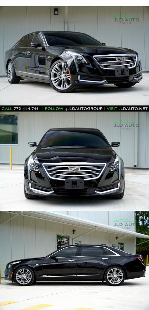 2017 Cadillac CT6 3.0L Platinum Twin Turbo AWD 52916 Miles Black Raven Sedan Black Sedan Car, Black Cadillac, Honda Accord Sport, Sedan Cars, Cadillac Ct6, Black Raven, Fantasy Props, Twin Turbo, Sports Cars Luxury