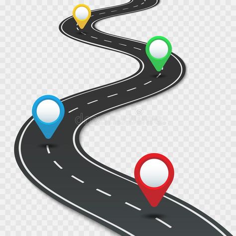 Highway roadmap with pins. Car road direction, gps route pin road trip navigatio #Sponsored , #SPONSORED, #Ad, #pins, #Highway, #roadmap, #Car Road Directions, Highway Map, Road Vector, Navigation Map, Location Pin, Graphic Design Infographic, Road Design, Business Infographic, Map Design