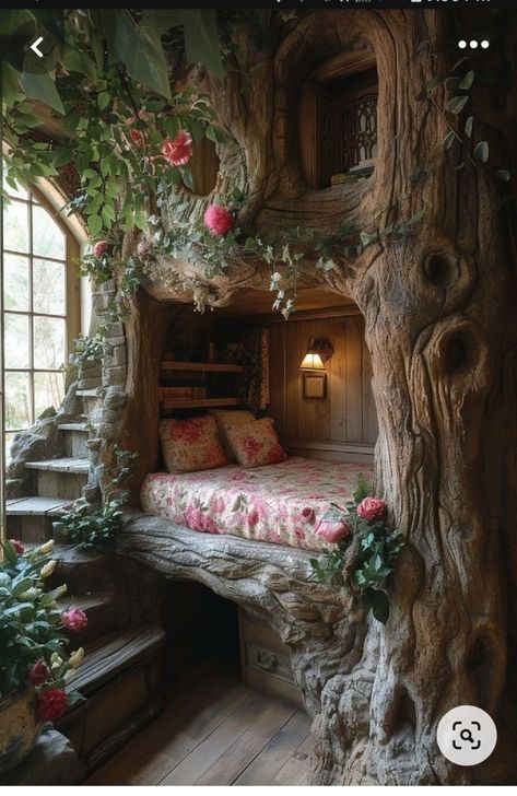 Casa Hobbit, Dream Bedroom Inspiration, Fantasy Rooms, Fantasy House, Dream House Rooms, Cozy Room Decor, Dream Room Inspiration, Room Makeover Bedroom, Dream House Interior