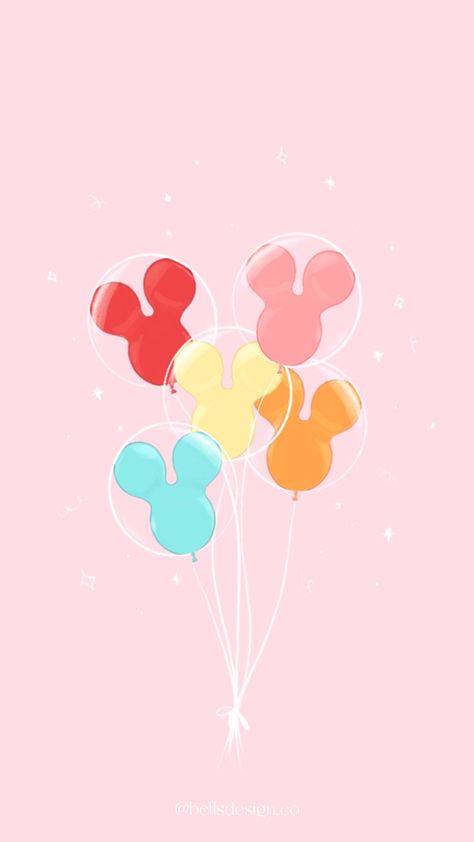 Pretty Disney Wallpaper, Disneyland Attraction Posters, Girly Disney Wallpaper, Pink Disney Wallpaper Iphone Backgrounds, Disney Wallpaper Android, Disney Birthday Background, Disney Ears Drawing, Disney Iphone Background, Disney Pastel Aesthetic