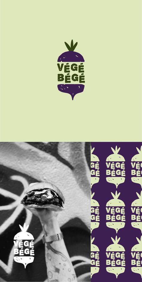 Logo for Végébégé – Veggie burgers | 99designs Burger Logo, Uk Logo, Smash Burgers, Food Branding, Veggie Burgers, New Logo Design, Vegan Burgers, Smash Burger, Identity Design Logo