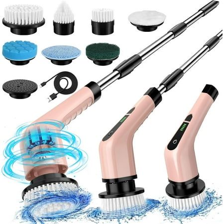 several different types of hair brushes and brush attachments