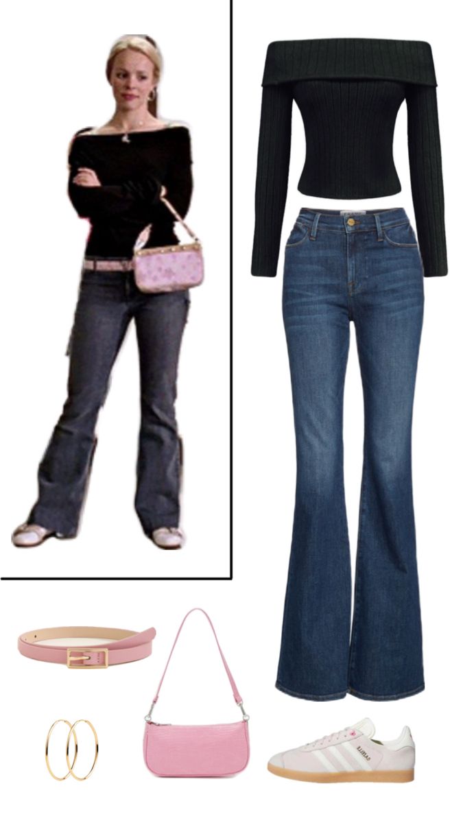 Regina George aesthetic Mean Girls Regina George Outfits, Regina George Outfit, Regina George Aesthetic, Aesthetic 2000s Outfits, George Aesthetic, Mean Girls Outfits, Street Style Outfits Casual, Trendy Outfit Ideas, Estilo Indie