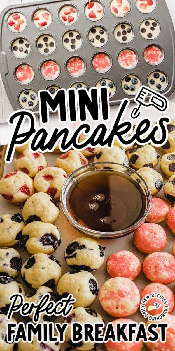 mini pancake bites recipe for family breakfast