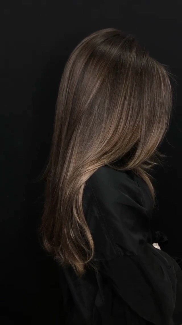 Honey Balayage Brown Hair, Long Balayage Hair Brunette, Hair 2024 Fall, Brown To Light Brown Balayage, Haircut Long Straight Hair, Brunette Hair Straight, Haircolor 2024 Women, Rich Brunette Balayage, Fall Brunette