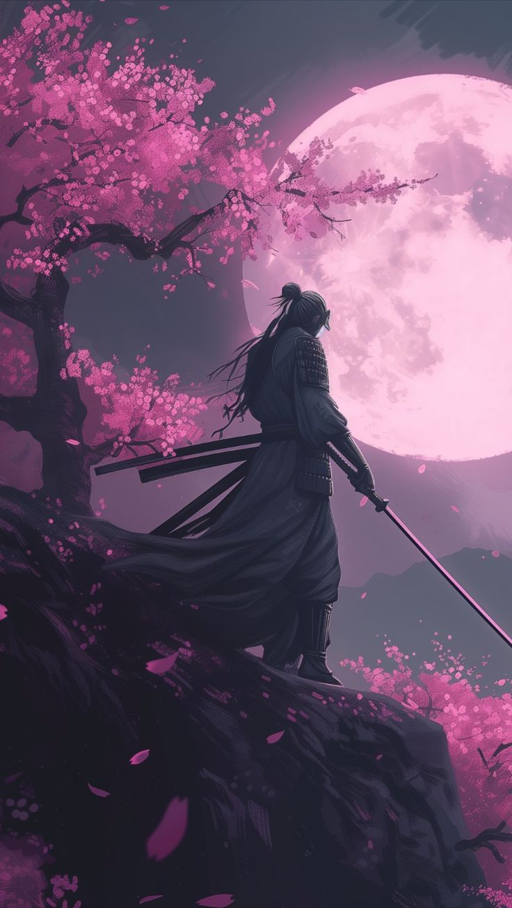 【SAMURAI】 ⁀➷ Wallpaper ✪ Samurai Illustration, Japanese Art Samurai, Japanese Theme, Byakuya Kuchiki, Samurai Wallpaper, Samurai Anime, Dark Fantasy Artwork, Samurai Artwork, Cool Anime Backgrounds