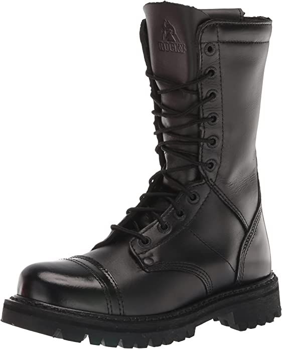 Tactical Boots Women Outfit, 80s Combat Boots, Boots Reference, Black Tactical Boots, Running Boots, Tactical Outfit, Black Army Boots, High Combat Boots, Boots For Work