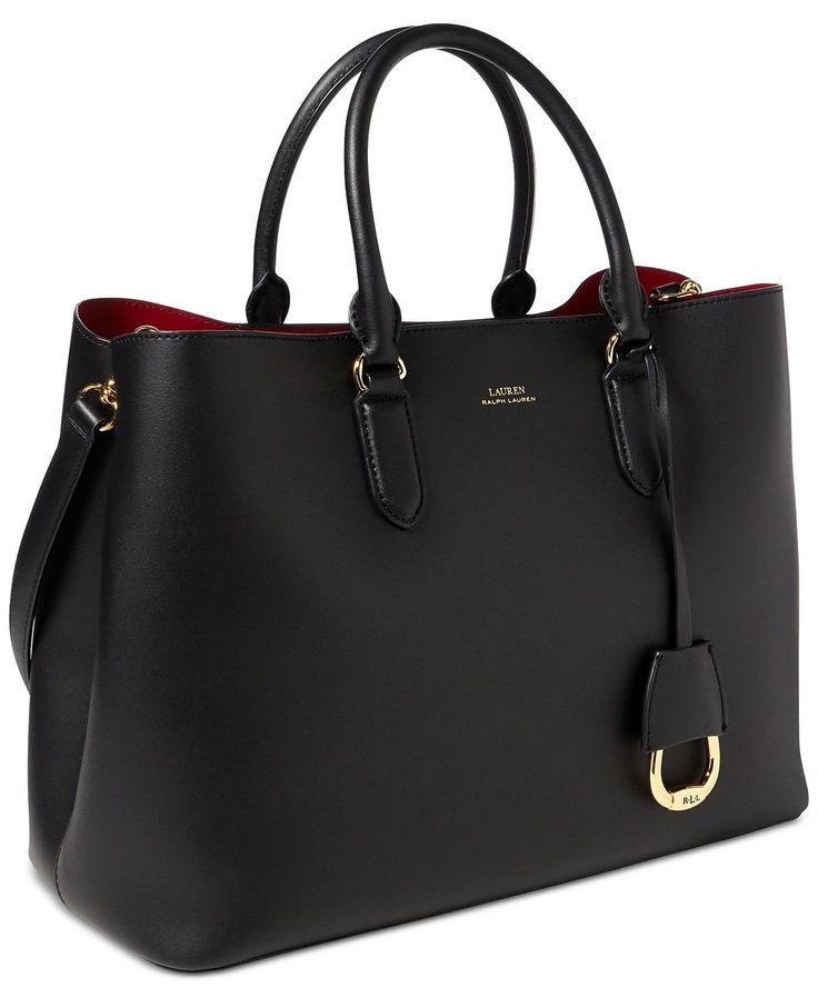 Lauren Ralph Lauren Dryden Marcy Leather Tote How To Have Style, Cheap Purses, Fall Handbags, Popular Handbags, Coach Tote, Black Handbag, Trendy Handbags, Handbags Affordable, Cheap Handbags