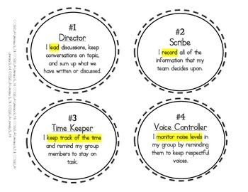 four circle labels with the words you can use to describe what kind of thing they are