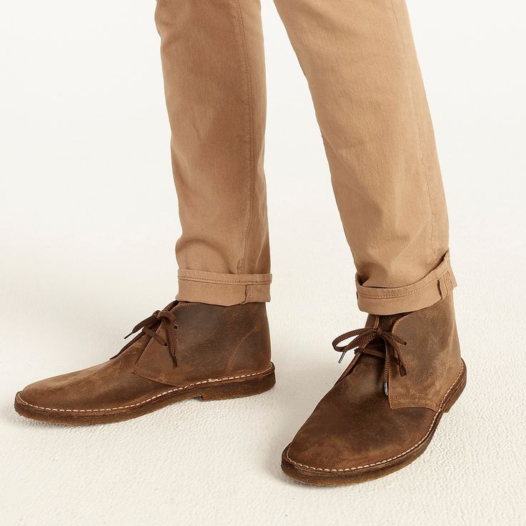 Inspired by the crepe-soled boots worn by British officers during World War II, our MacAlister boots are made from the finest English leather and only get better with age. We left them unlined for a more casual feel. Leather Items, Get Better, Chukka Boots, Boots Men, J Crew, Ankle Boot, Leather Upper, Shoe Boots, For Men