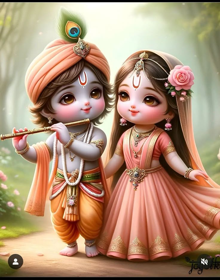 Cute Radha Krishna, Unique Radha Krishna Images, Baby Radha Krishna, Baby Radha Krishna Images, Kanha Ji Images, Little Kanha Ji Images, Cartoons Krishna, Cute Radha, Krishna Pic