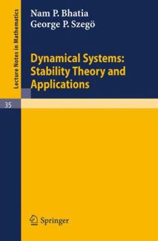 Paperback Dynamical Systems: Stability Theory and Applications Book