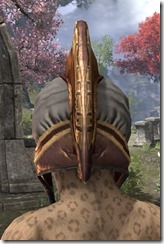 Dwarven Crested Hood Khajiit Rear