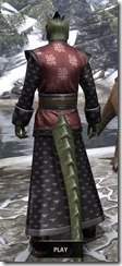 Brilliance Brocade Robes - Argonian Male Rear