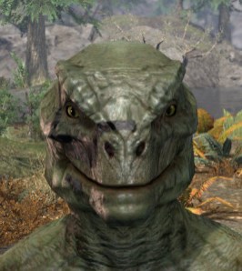 Forsaken Sacrifice Face Markings - Argonian Male Front