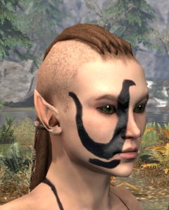 Forsaken Sacrifice Face Markings - Female Side