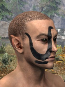 Forsaken Sacrifice Face Markings - Male Side