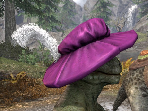 Spirited Soubrette Round Cap - Argonian Male Right