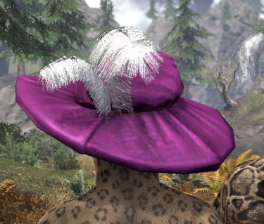 Spirited Soubrette Round Cap - Khajiit Female Rear