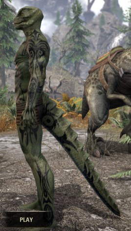 Umbral Snarl Body Markings - Argonian Male Side